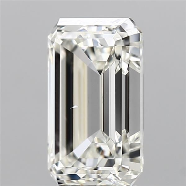 5.02 Carat Emerald Natural Diamond with  Cut Diamond in 14KT  view 1
