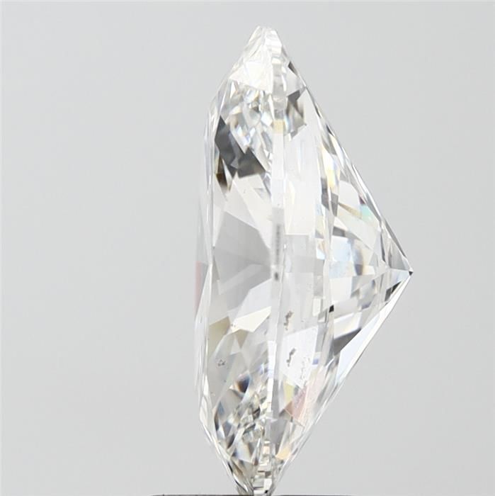 4.75 Carat Oval Lab Diamond with  Cut Diamond in 14KT  view 1

