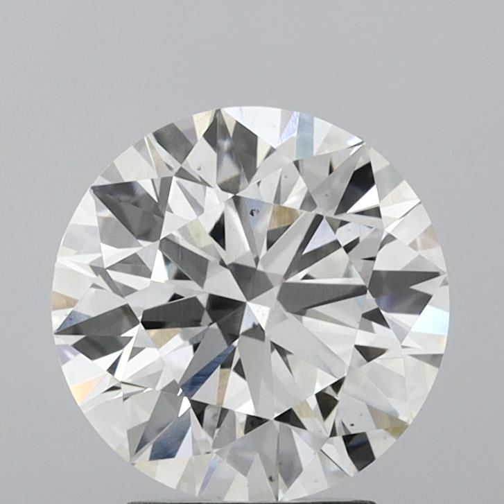 3.0 Carat Round Lab Diamond with  Cut Diamond in 14KT  view 1
