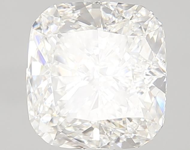 3.0 Carat Cushion Lab Diamond with  Cut Diamond in 14KT  view 1
