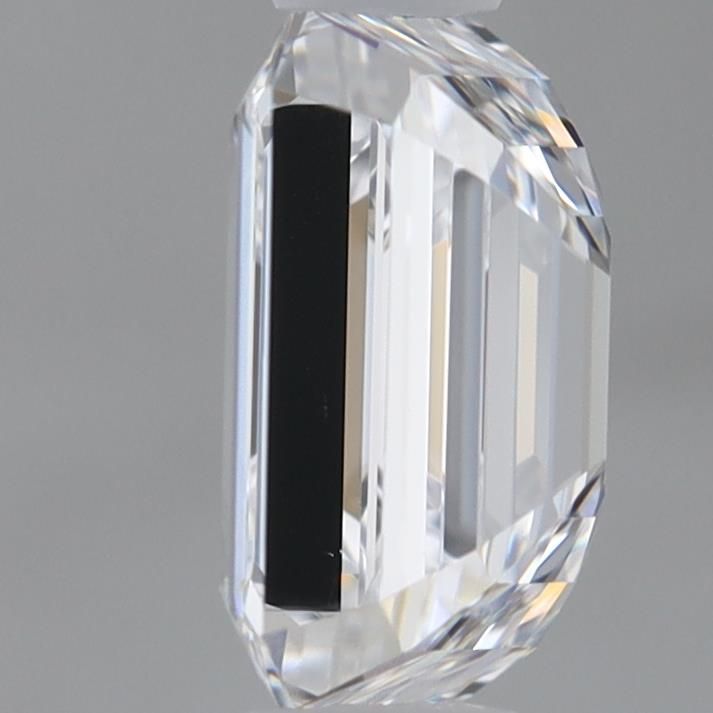 1.11 Carat Emerald Lab Diamond with  Cut Diamond in 14KT  view 1
