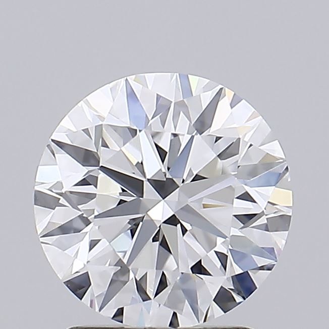 1.94 Carat Round Lab Diamond with  Cut Diamond in 14KT  view 1
