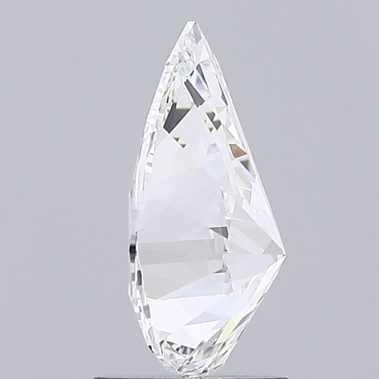 1.72 Carat Pear Lab Diamond with  Cut Diamond in 14KT  view 1
