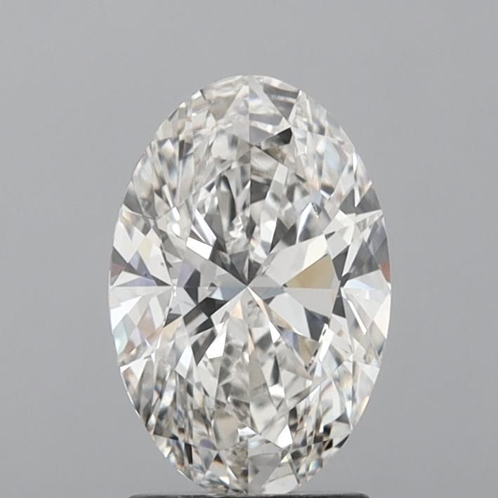 2.01 Carat Oval Lab Diamond with  Cut Diamond in 14KT  view 1
