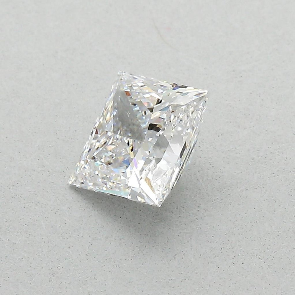 1.48 Carat Princess Lab Diamond with  Cut Diamond in 14KT  view 1

