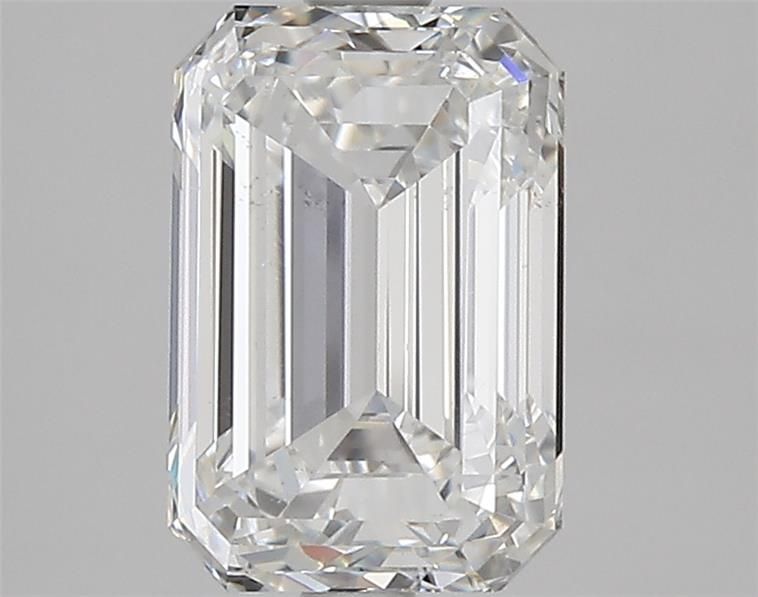 3.01 Carat Emerald Natural Diamond with  Cut Diamond in 14KT  view 1
