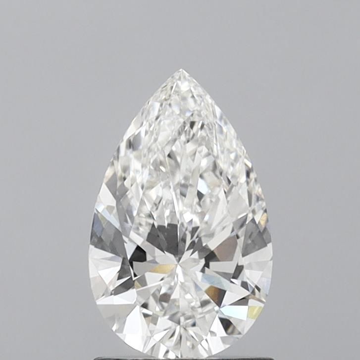 1.1 Carat Pear Lab Diamond with  Cut Diamond in 14KT  view 1
