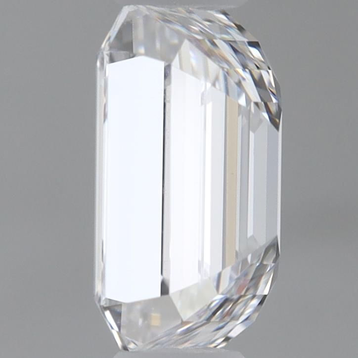 1.09 Carat Emerald Lab Diamond with  Cut Diamond in 14KT  view 1
