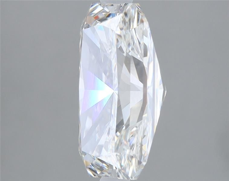 3.01 Carat Radiant Lab Diamond with  Cut Diamond in 14KT  view 1
