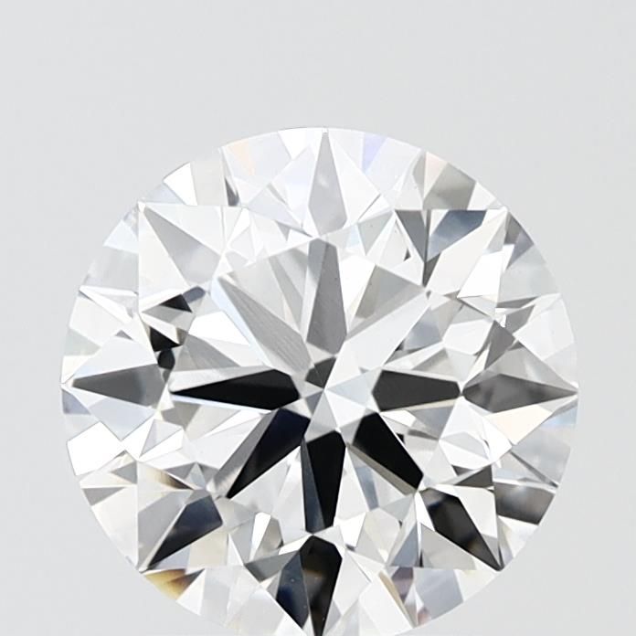 2.16 Carat Round Lab Diamond with  Cut Diamond in 14KT  view 1
