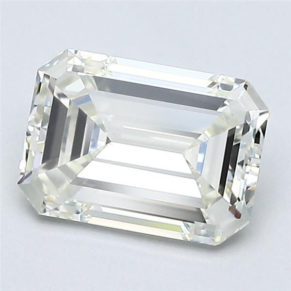 1.32 Carat Emerald Natural Diamond with  Cut Diamond in 14KT  view 1
