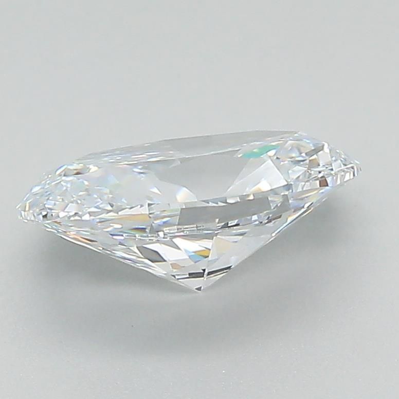 1.54 Carat Oval Lab Diamond with  Cut Diamond in 14KT  view 1

