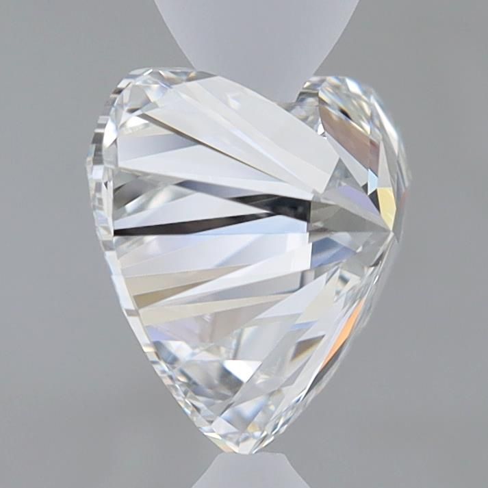 1.61 Carat Heart Lab Diamond with  Cut Diamond in 14KT  view 1
