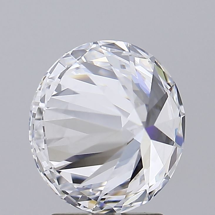 2.77 Carat Round Lab Diamond with  Cut Diamond in 14KT  view 1
