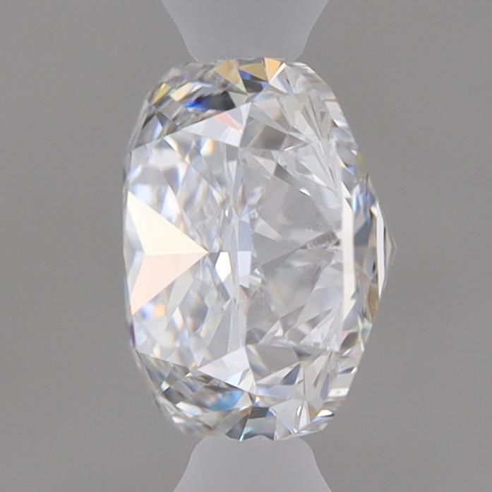 0.72 Carat Cushion lab Diamond with  Cut Diamond in 14KT  view 1
