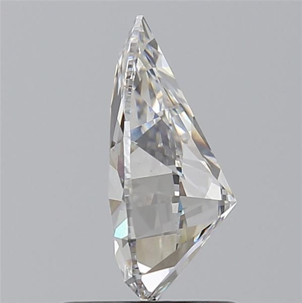 1.03 Carat Pear Lab Diamond with  Cut Diamond in 14KT  view 1
