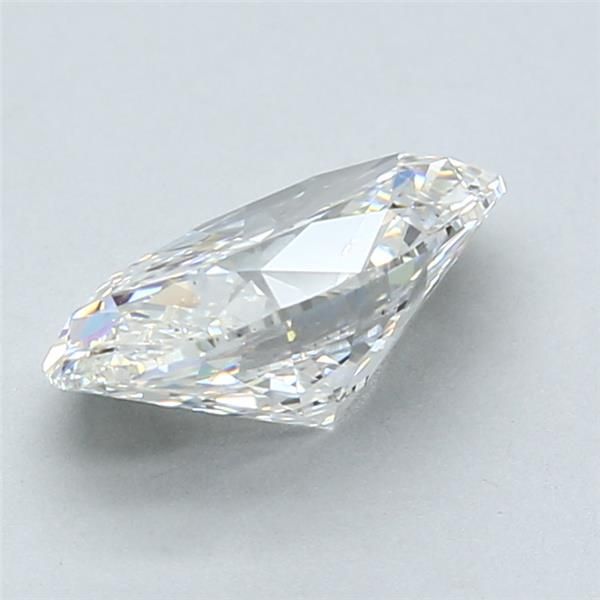 1.97 Carat Oval Lab Diamond with  Cut Diamond in 14KT  view 1
