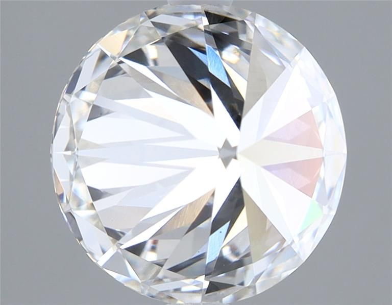 2.51 Carat Round Lab Diamond with  Cut Diamond in 14KT  view 1
