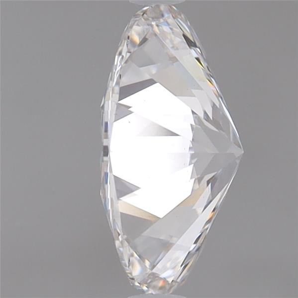 1.0 Carat Oval Lab Diamond with  Cut Diamond in 14KT  view 1
