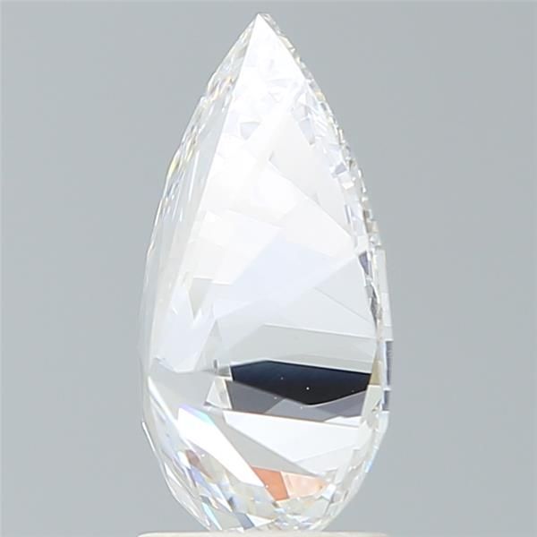 3.11 Carat Pear Lab Diamond with  Cut Diamond in 14KT  view 1
