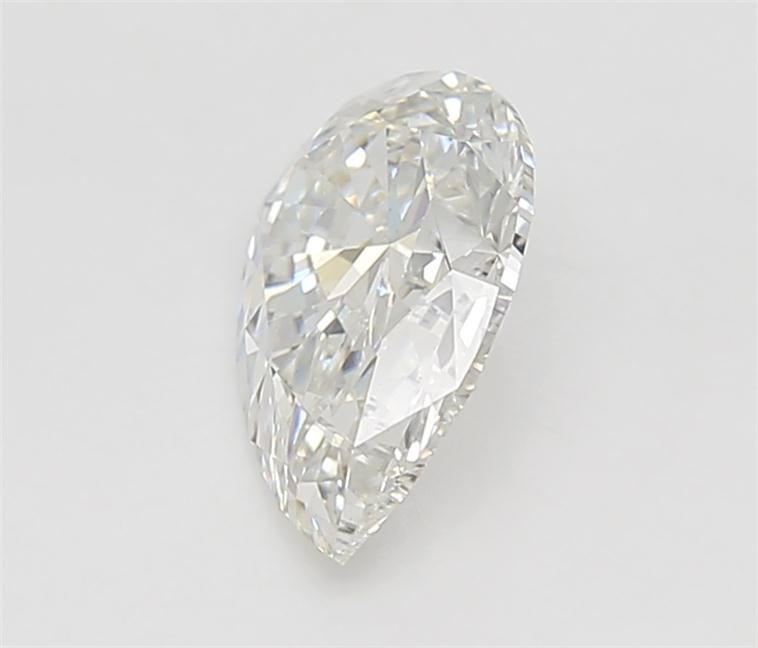 2.15 Carat Pear Lab Diamond with  Cut Diamond in 14KT  view 1
