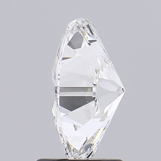 2.02 Carat Oval Lab Diamond with  Cut Diamond in 14KT  view 1

