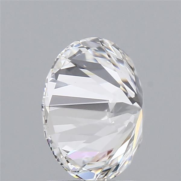 2.7 Carat Round Lab Diamond with  Cut Diamond in 14KT  view 1
