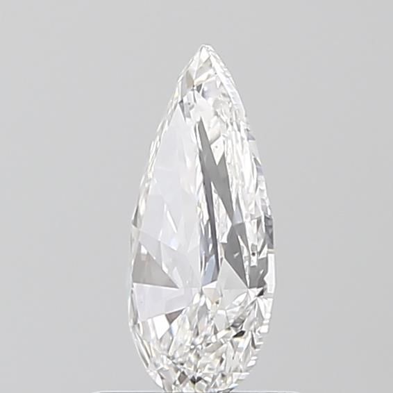 1.0 Carat Pear Lab Diamond with  Cut Diamond in 14KT  view 1
