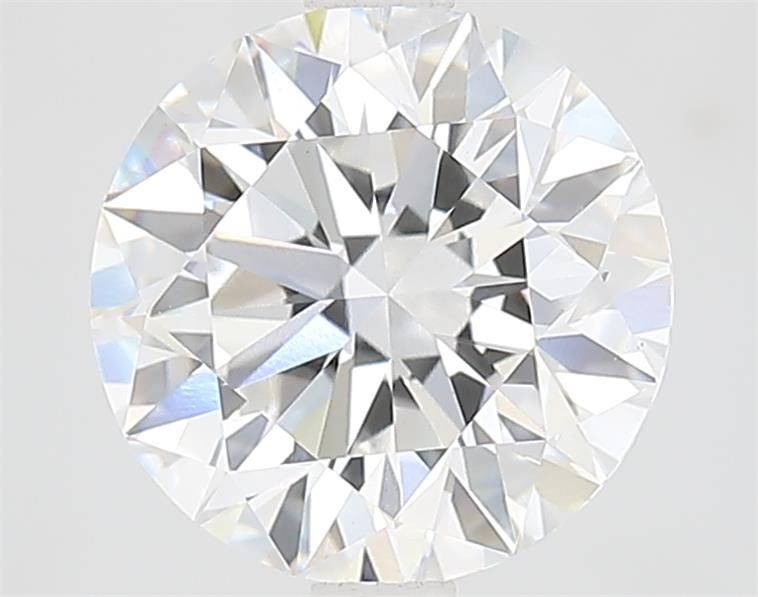 2.57 Carat Round Lab Diamond with  Cut Diamond in 14KT  view 1
