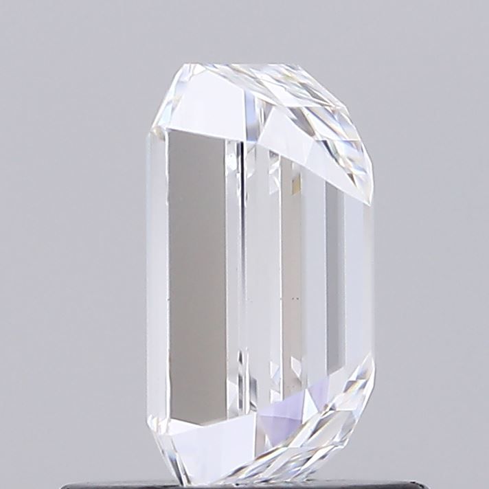 1.0 Carat Emerald Lab Diamond with  Cut Diamond in 14KT  view 1
