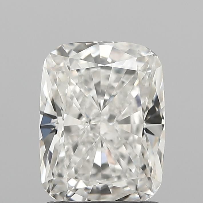 1.73 Carat Cushion Lab Diamond with  Cut Diamond in 14KT  view 1
