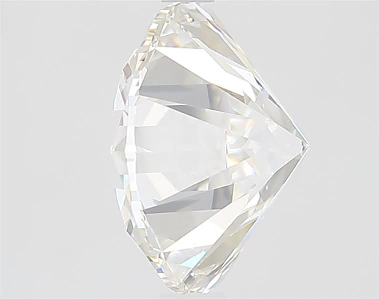 3.44 Carat Round Lab Diamond with  Cut Diamond in 14KT  view 1
