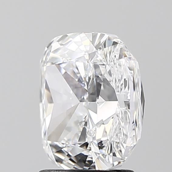 2.7 Carat Cushion Lab Diamond with  Cut Diamond in 14KT  view 1
