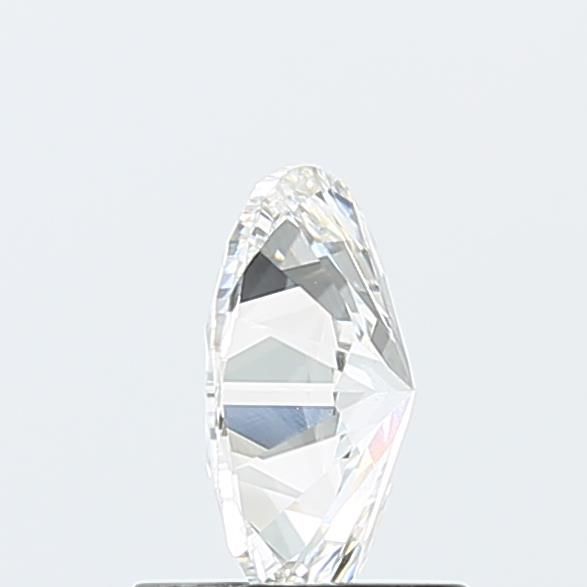 1.0 Carat Oval Lab Diamond with  Cut Diamond in 14KT  view 1
