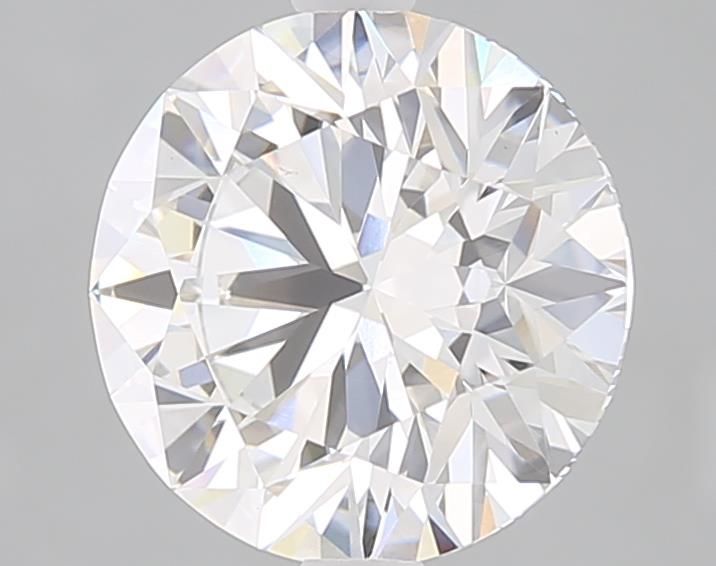 2.59 Carat Round Lab Diamond with  Cut Diamond in 14KT  view 1
