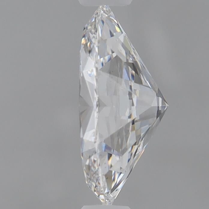 0.95 Carat Oval Lab Diamond with  Cut Diamond in 14KT  view 1
