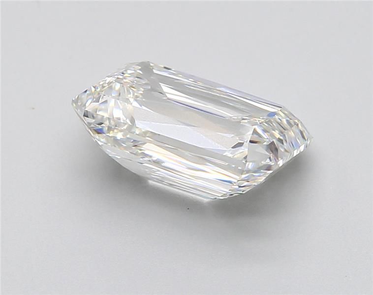 3.28 Carat Radiant Lab Diamond with  Cut Diamond in 14KT  view 1
