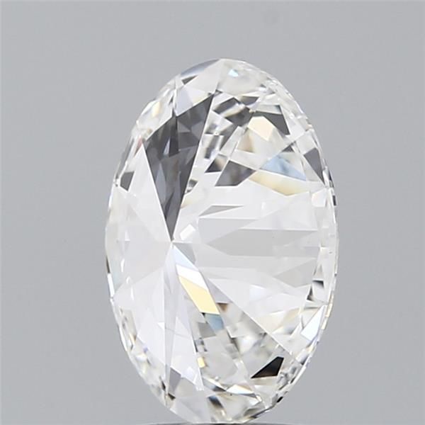 1.64 Carat Oval Lab Diamond with  Cut Diamond in 14KT  view 1
