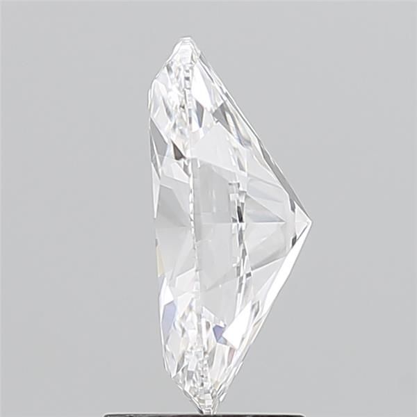 2.4 Carat Oval Lab Diamond with  Cut Diamond in 14KT  view 1
