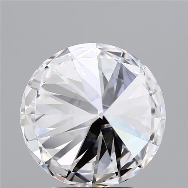 4.29 Carat Round Lab Diamond with  Cut Diamond in 14KT  view 1
