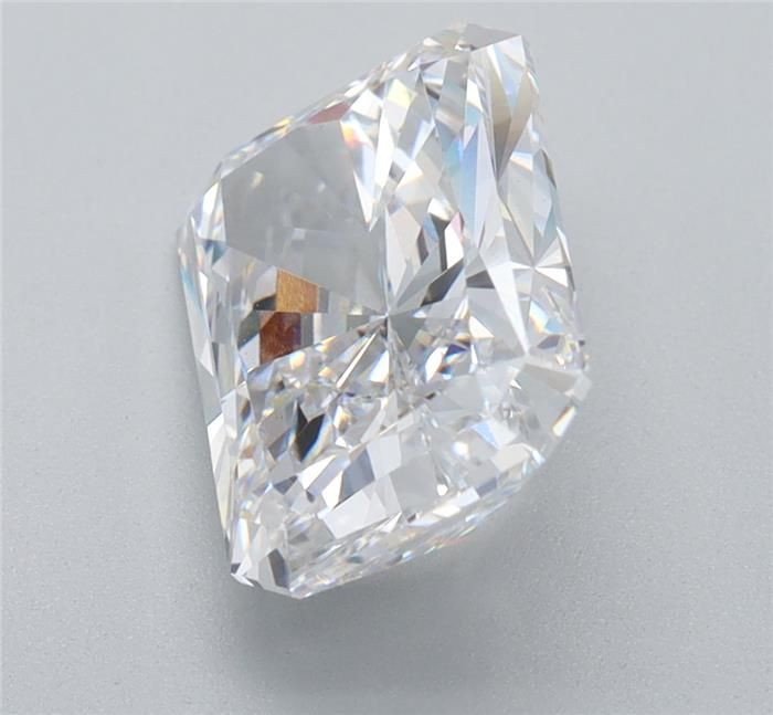 3.31 Carat Radiant Lab Diamond with  Cut Diamond in 14KT  view 1
