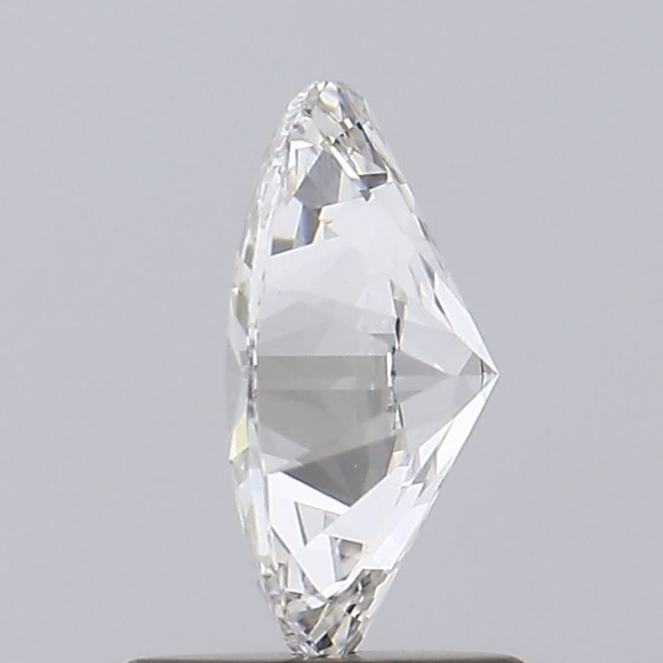 1.02 Carat Oval Lab Diamond with  Cut Diamond in 14KT  view 1
