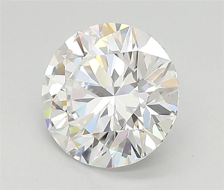 1.94 Carat Round Lab Diamond with  Cut Diamond in 14KT  view 1
