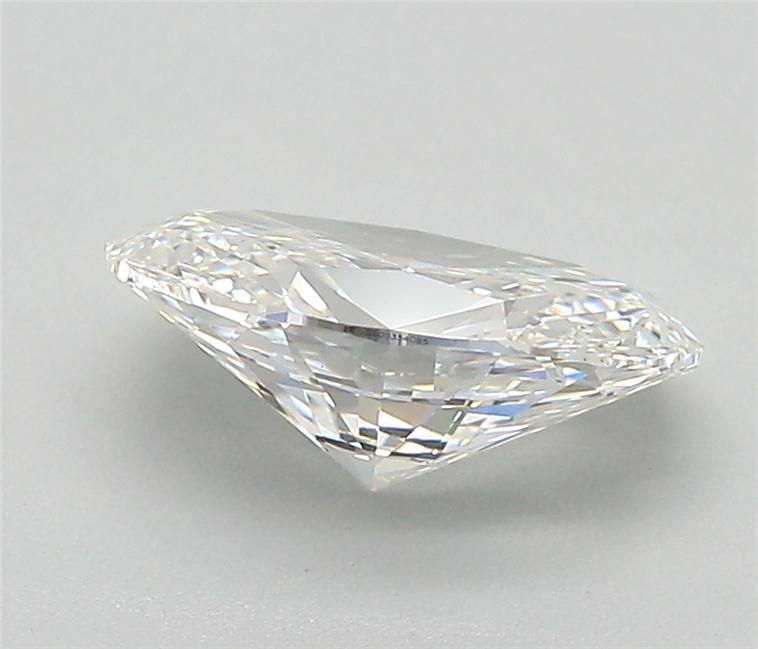 1.0 Carat Oval Lab Diamond with  Cut Diamond in 14KT  view 1
