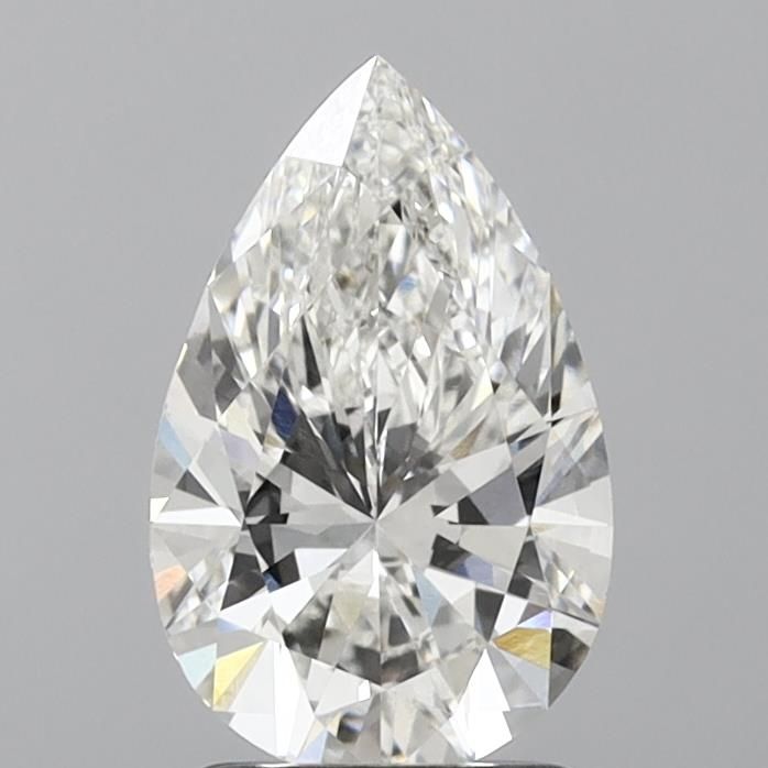 1.89 Carat Pear Lab Diamond with  Cut Diamond in 14KT  view 1
