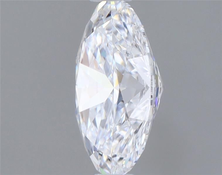 1.01 Carat Oval Lab Diamond with  Cut Diamond in 14KT  view 1
