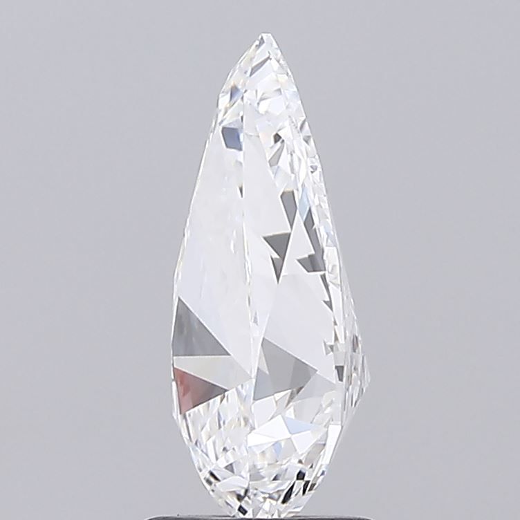 2.01 Carat Pear Lab Diamond with  Cut Diamond in 14KT  view 1
