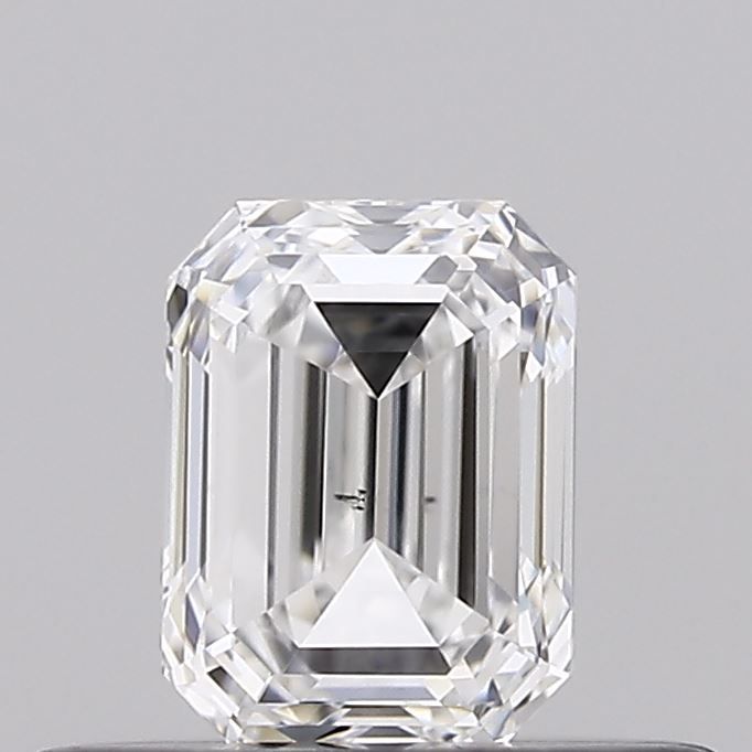 0.4 Carat Emerald Natural Diamond with  Cut Diamond in 14KT  view 1
