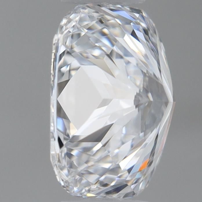 0.74 Carat Cushion Lab Diamond with  Cut Diamond in 14KT  view 1
