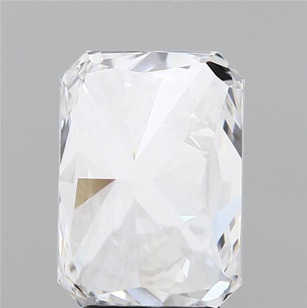 4.04 Carat Radiant Lab Diamond with  Cut Diamond in 14KT  view 1
